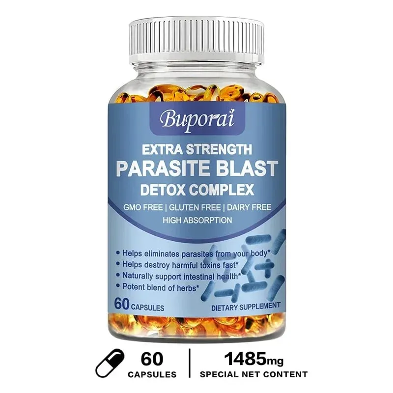 Parasite Blast Detox Complex – fördert die Darmgesundheit, den Stoffwechsel, die Verdauungsgesundheit und verbessert das Immunsystem — image 7