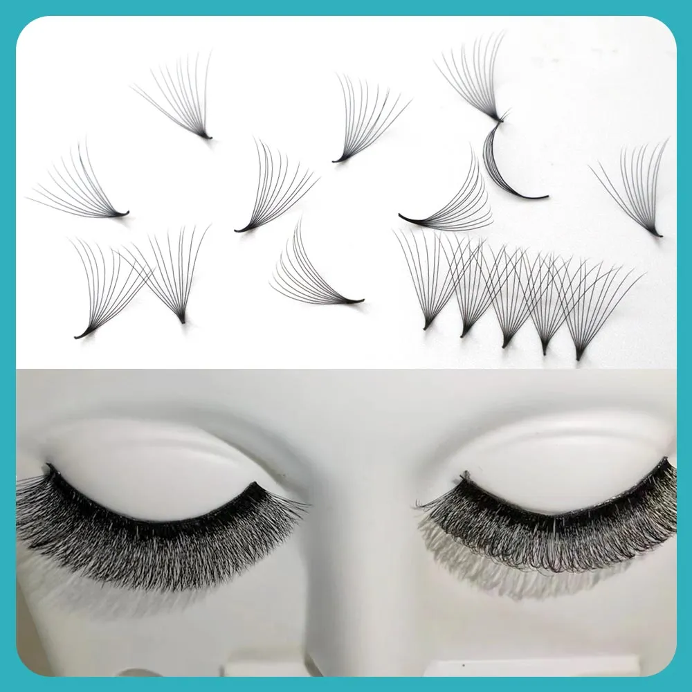 10D 20D 0.03 Thickness Pointy Base Sharp Slim Narrow Stem Mega Russian Volume Loose Fans Thin Russia Volume Lashes Extensions