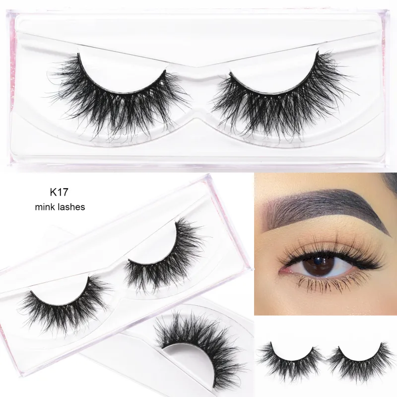 D20 Real Mink Lashes Eyelashes Extension Natural Long Winged Volume Eye Lashes Handmade Mink Fake Eyelash Makeup Lash — image 25