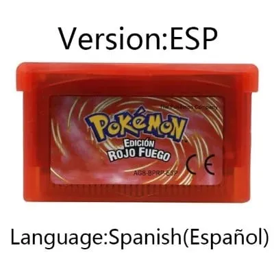 GBA Video Game Cartridge Console Card Pokemon Emerald Ruby FireRed LeafGreen Sapphire Multi-language for GBA/NDS — image 32