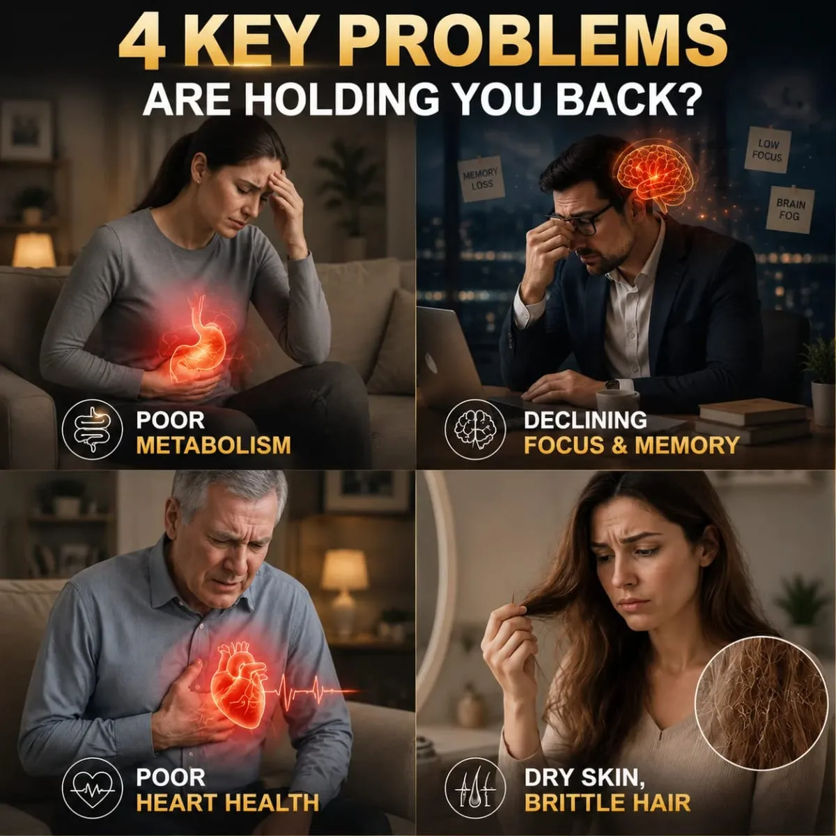 Vitamin B12 Complex Supplement Benefit Brain & Heart Function Support Memory Learning Metabolism Helps Boost Natural Energy