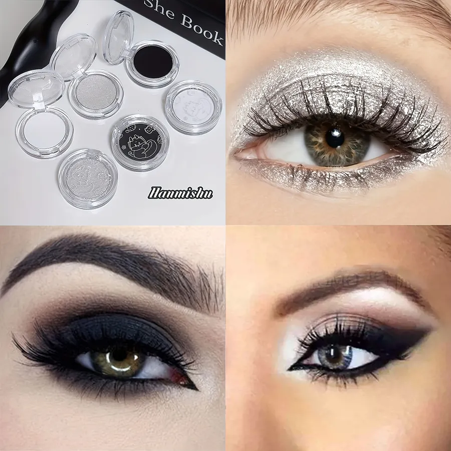 Muge Leen Long Lasting Single Eye Shadow Three Textures for Eye Makeup & Facial Brightening Cosmetic Gift