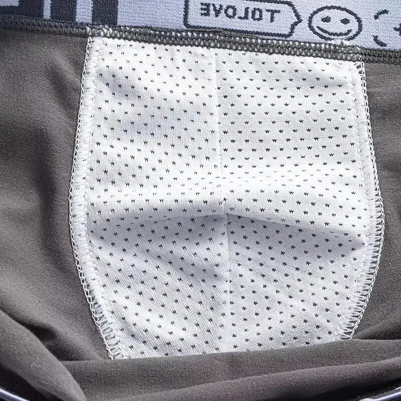 1/4 bitar Herrunderkläder Bomull Boxershorts Herrunderkläder Boxerbyxor Andas U Konvex Herrunderkläder Sexiga Plus Size — image 9
