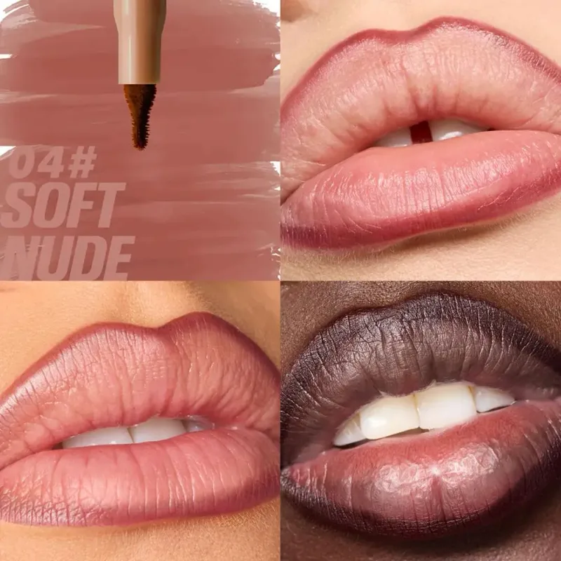 Lip Liner LongLasting Waterproof Highly Pigmented Long-lasting Color Creates 3D Plump Lips Defining Makeup