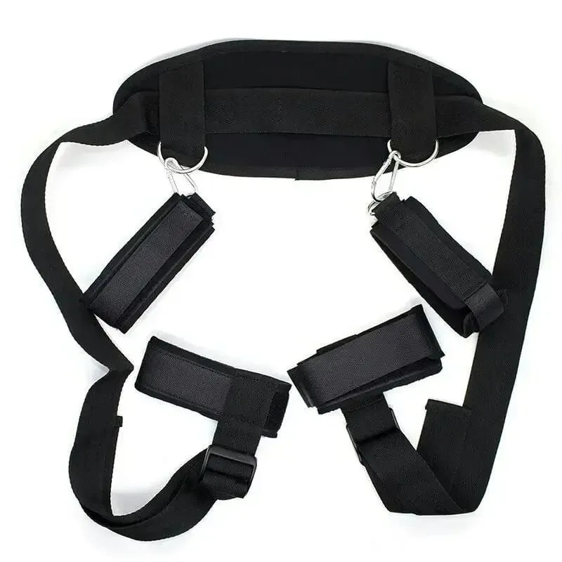 Sexy Toys For Couples BDSM Restraints Harness Open Legs Spreader No Vibrators Sex Flirting Tied Legs Adult Accessories plug 18+