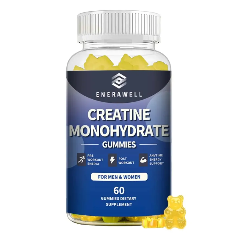 Creatine Monohydrate Gummies Dietary Supplement Supports Workout Recovery Maintenance of Lean Muscle Mass Supports Athletic Performance