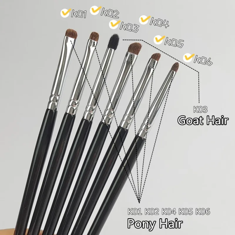 Fine Eyeshadow Makeup Brushes Set Eye Shadow Eyebrow Eyeliner Concealer Fineness Brush Kit — image 2