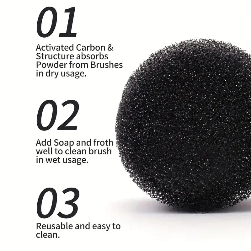 Makeup Brushes Cleaner Sponge Dry Cleansing Make Up Brushes Cleaner Eye Shadow Eyebrow Blush Color Removal For Outdoor Travel