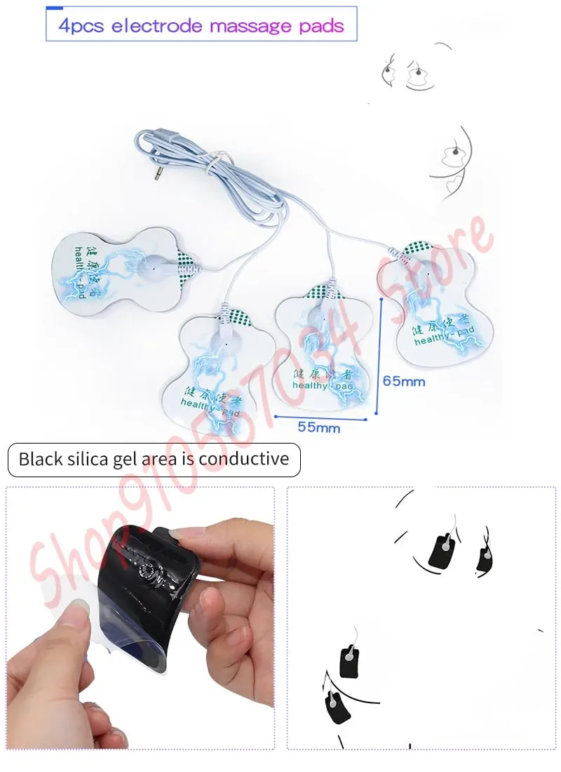 Electric Shock Accessory BDSM Nipple Clamp Breast Massager SM Bondage Labia Clip Clit Stimulator E-stim Glove/Pad Couple Sex Toy