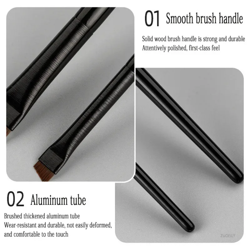 Makeup Brushes for Women Flat Fine Blade Eyebrow Contour Brush Eyeliner Brush Professional Liner Brow Cosmetic Beauty Tools