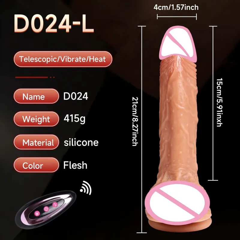 Wearable Realistic Dildo Vibrator Thrusting Penis Penetration Anal Vibration Adult Dildos Anal Sex Toy for Women Vibrators 18+