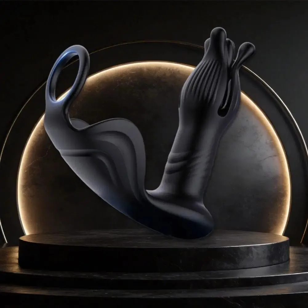 Prostate Massager Anal Plug 9 Tension Remote Control Retractable Backyard Prostate Anal Plug Automatic Multi-frequency Sex Toys — image 4