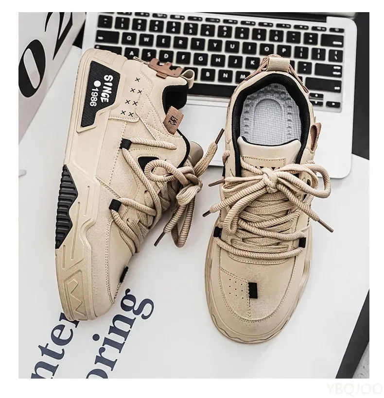 Spring men's new fashionable low top board shoes trendy versatile sports shoes casual comfortable men's sneakers