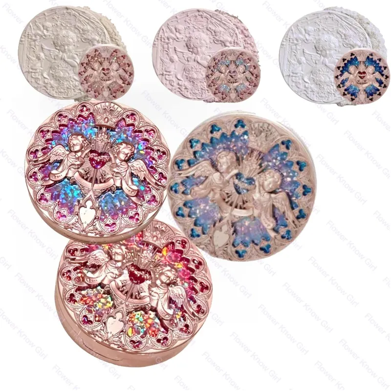 Flower Know Swan Grace Set Swan Ballet Eyeshadow Little Angel Highlight Powder Glow Waterproof Matte Lipstick Glossy