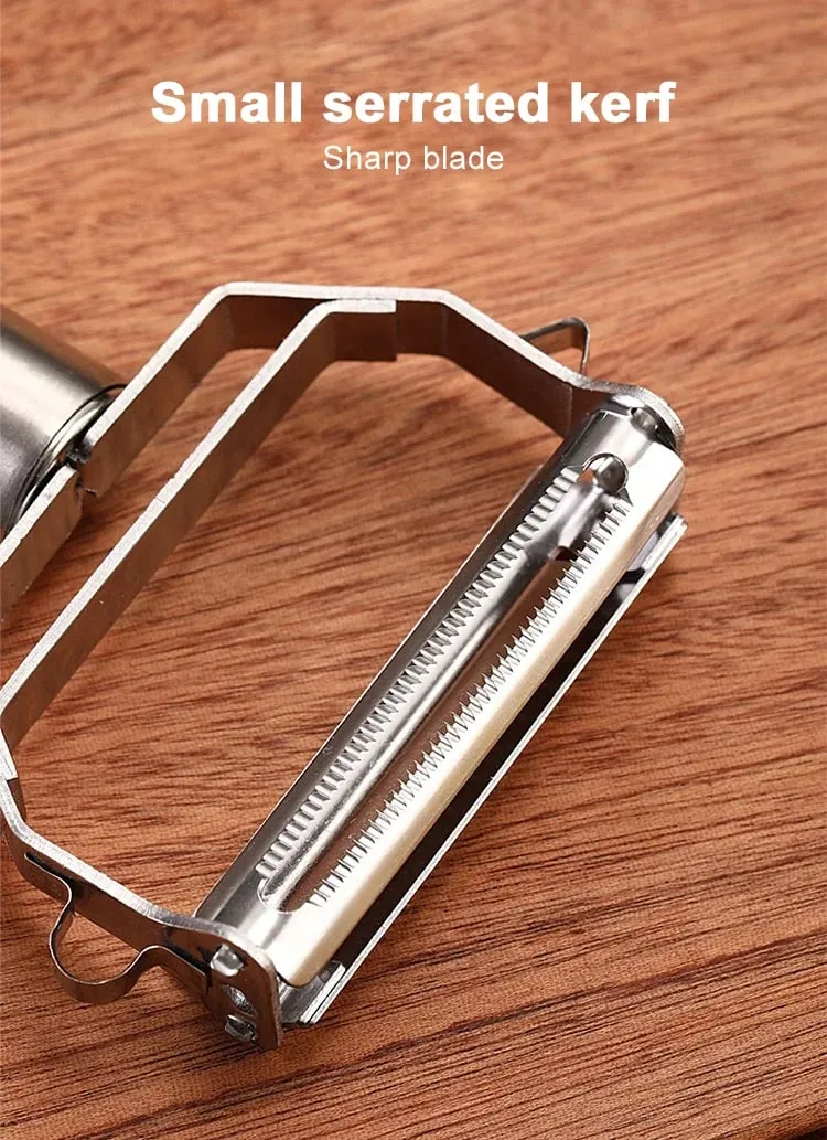 2/4 In 1 Rotary Peeler Multiple-Function Vegetable Fruit Potato Peeler Stainless Steel Peeler Home Kitchen Article Durable