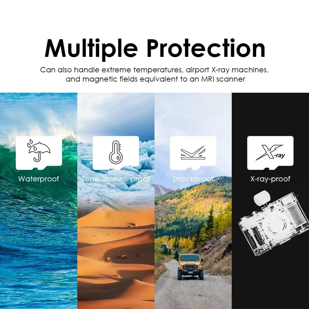 Original Micro TF SD Memory Card Class 10 128GB 256GB U3 V30 High Speed Flash Memory Card A2 4K Video for Samrtphone PC Camera