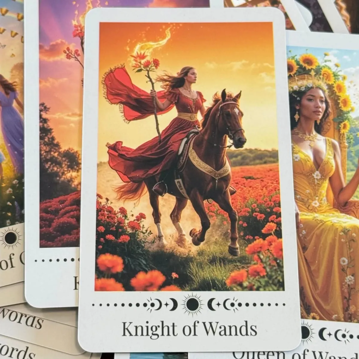 12*7cm Inner Rose Tarot Deck in Metal Box 350GSM with Paper Instruction Manual Self Growth Meditation Board Games