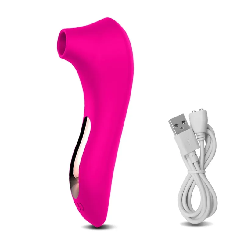 Clit Sucker Vibrator Vacuum Sucking Vibrating Clitoris Nipples Stimulator Female Masturbator Adult Goods Sex Toy for Women