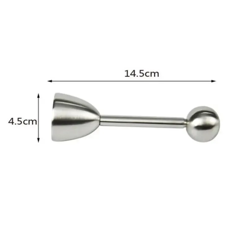 Stainless Steel Boiled Egg Topper Shell Top Knocker Opener Kitchen Tool Cutter Accessories Gadget — image 5