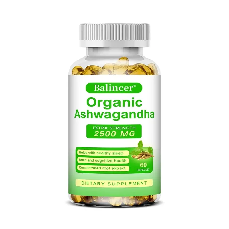 Ashwagandha Supplement- Supports Brain and Memory Improves Focus Stamina Improves Mood and Sleep - 120 Capsules