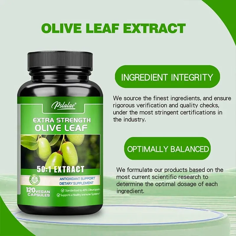 Olive Leaf Capsules - Antioxidant Improves Skin Condition Improves Blood Circulation Promotes Heart and Cardiovascular Health — image 6
