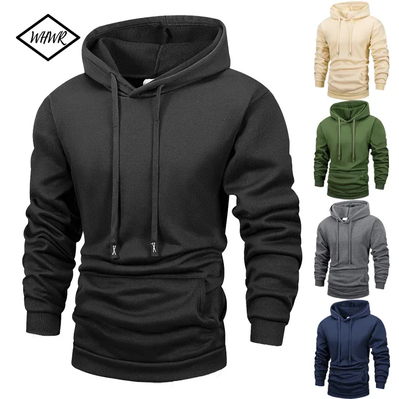 Spring Autumn Pullovers Fashion Black Multiple Colour Oversized Sweatshirts Top Men's Casual Hoodies Women's Fleece Warm Hoodies — image 2