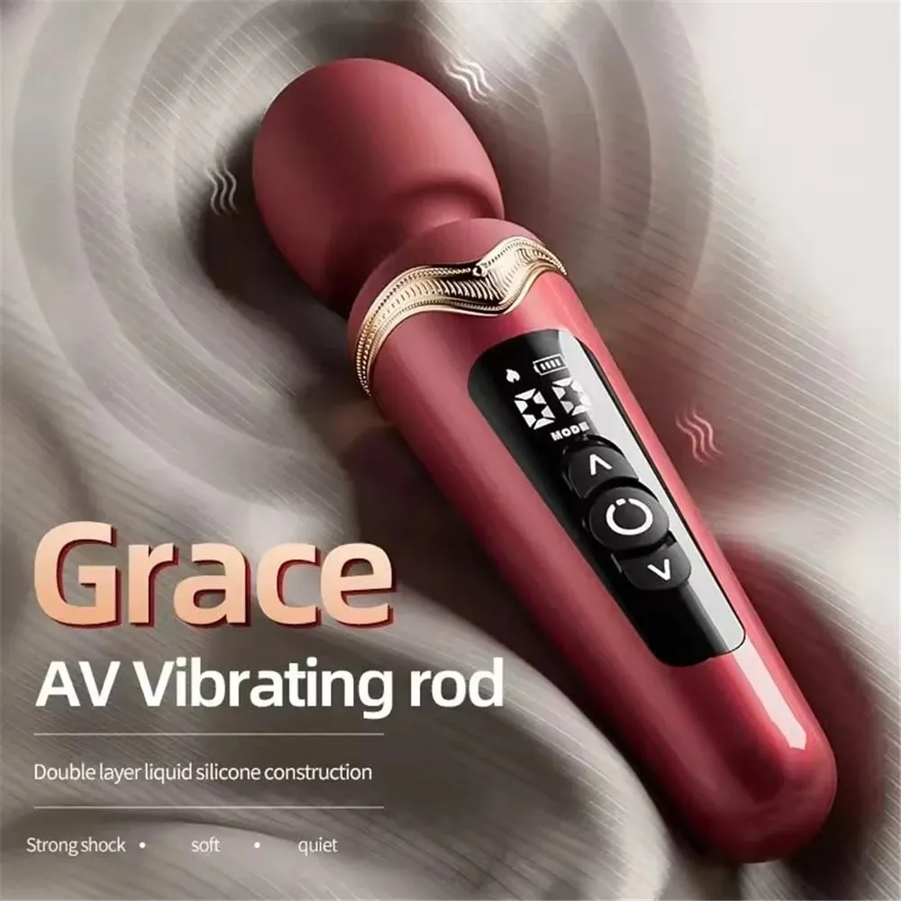 Powerful Large AV Magic Wand Vibrators Stimulation G Spot Nipple Clitoral Massager Vaginal Female Masturbator Sex Toys