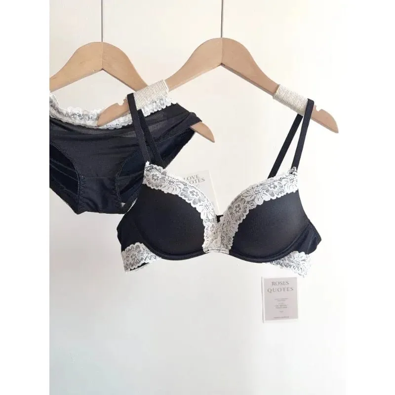 Women Sexy Leopard Print Lingerie Set Wireless Invisible Push Up for Small Breasts Adjustable A To C Cup sheer Lace Pure Style