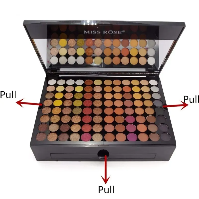 180 Color Piano Case Eye Shadow Powder Blusher Set Makeup Plate Multi-Function Makeup Box Gift Durable And Portable — image 5