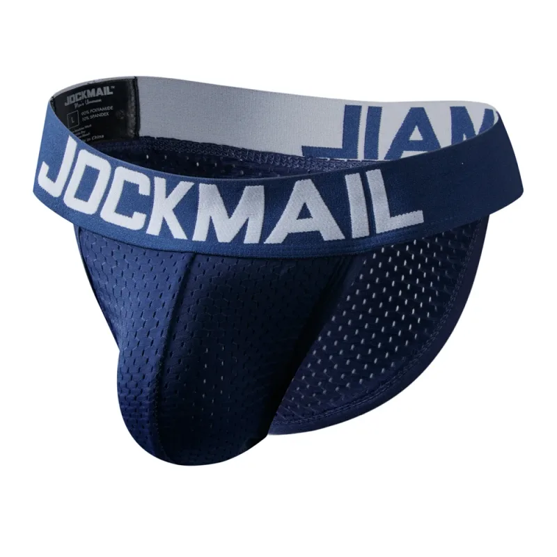 Ropa interior Sexy para Hombre, Tanga para Hombre, ropa interior Gay de malla, Bikini, Calzoncillos para Hombre, pantalones cortos deslizantes, bragas masculinas, suspensorio transpirable
