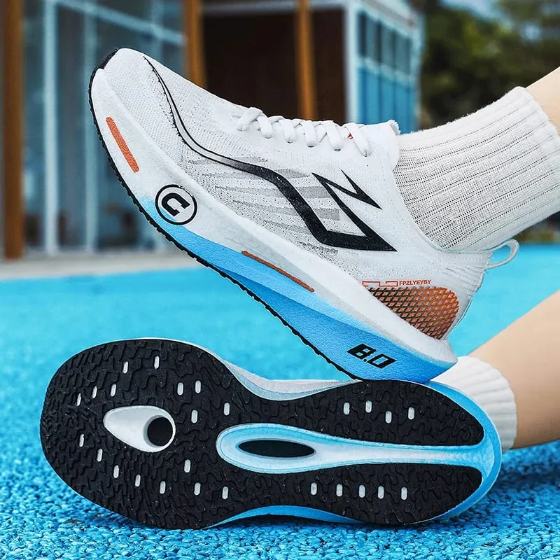 Men Running Shoes Lightweight Carbon Board Marathon Speciality Sports Breathable Men's Comfortable Athletic Sneakers Autumn
