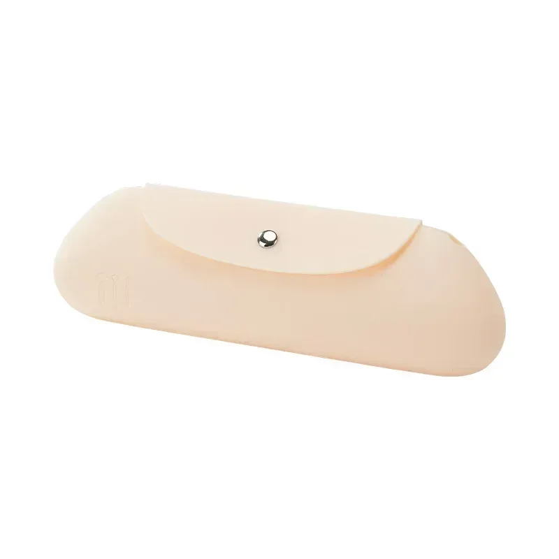 Travel Makeup Brush Holder Silicone Cosmetic Brushes Storage Bag Portable Beauty Sponge Case Makeup Organizer for Travelling