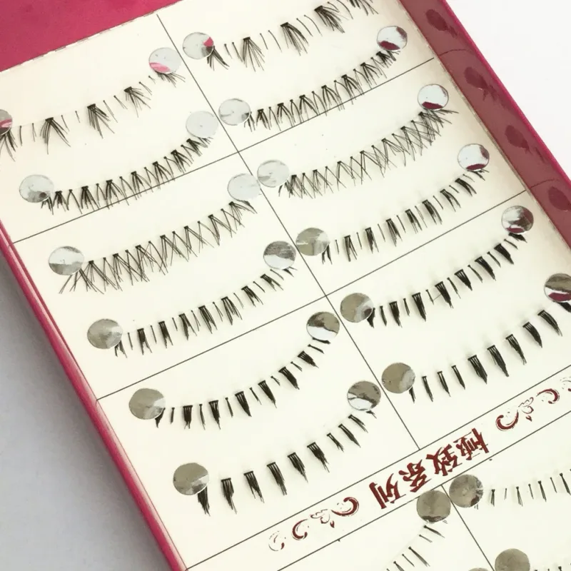 10 Pairs Pro Makeup Different Style Lower Under Bottom Eye Lashes Extension False Eyelashes Tools