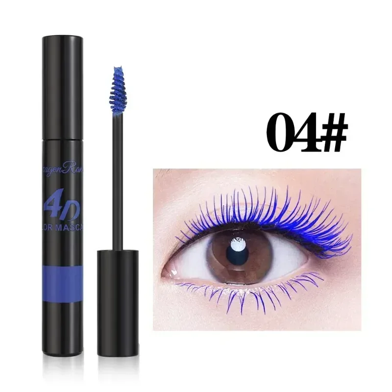 Colored Mascara Makeup 4D Silky Natural Long Eyelashes Mascara Waterproof Long-lasting Extension Thick Lasting Curling Mascara — image 15