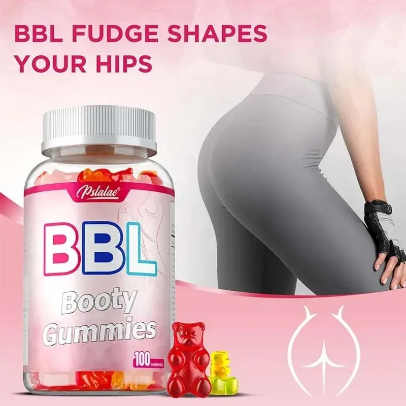 BBL Gummies - Promotes Hip Growth Enhances Natural Curves Balances Hormones Accelerates Metabolism and Improves VitalitySupp