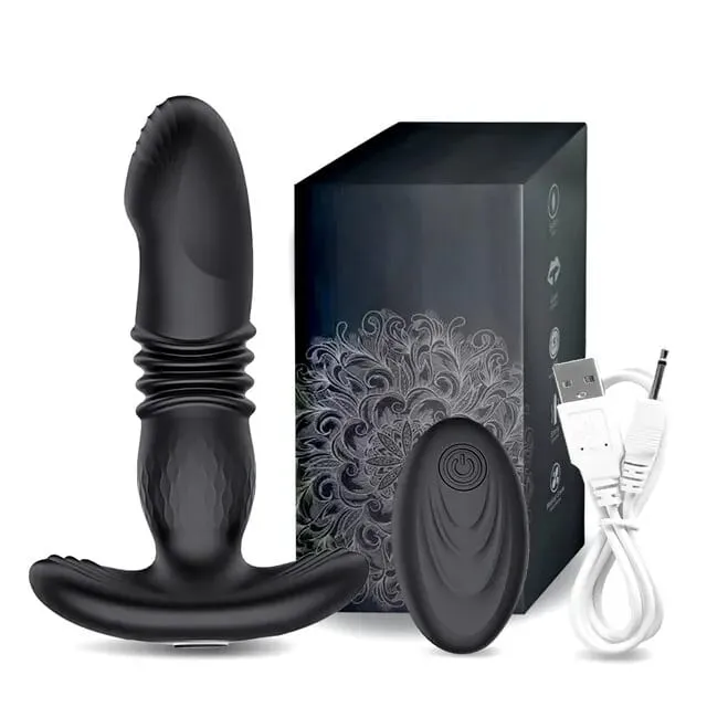 Telescopic Vibrating Butt Plug Anal APP Vibrator รีโมทคอนโทรลไร้สายเพศของเล่นสำหรับผู้หญิงตูด Anal Dildo นวดต่อมลูกหมาก Buttplug