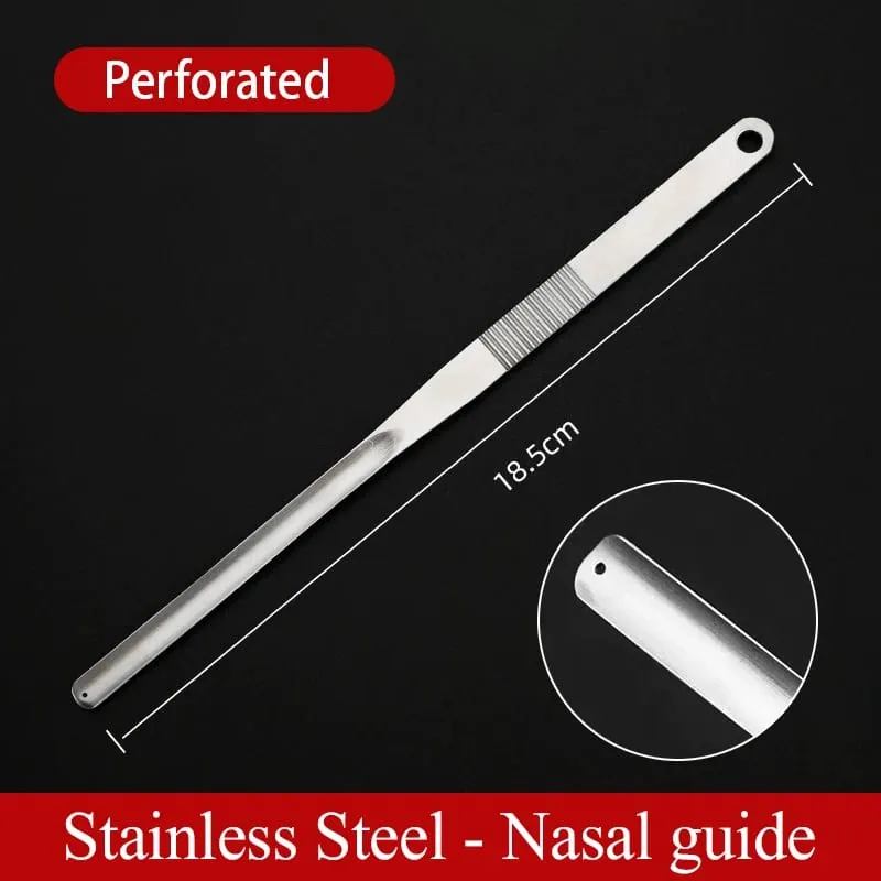 Nose Guide Ultra-thin Perforated Nose Prosthesis Guide Placement Device Stainless Steel Nose Cosmetic Plastic Surgery Tool