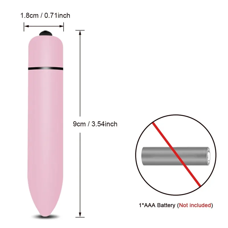 Mini Size Bullet Vibrator Butt Plug for Men Women Anal Plug Beginner Battery Powered Prostate Massager for Gay Adult Sex Toy