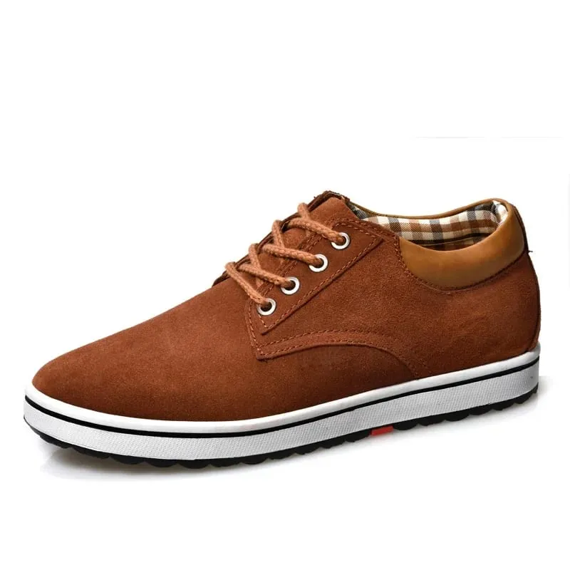 Booster Shoes Lift Men Elevator Sneakers Height Increase Insole 6CM Sport Black Blue Brown — image 10