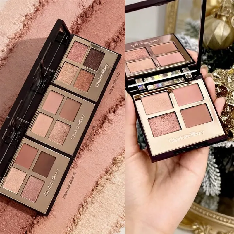 Charlotte Tilbury CT Makeup Set Water Light Collagen Lip Moisturizer Pressed Powder for Flawless Finish Four-color Eyeshadow — image 4