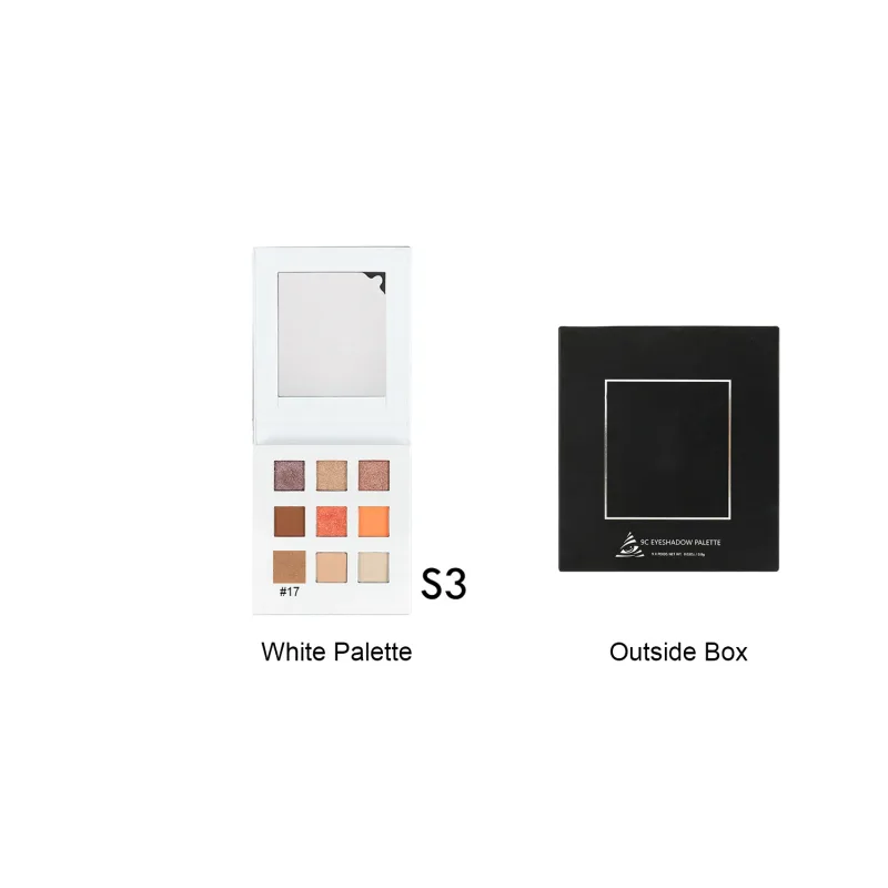 High Pigmented Shimmer Eyeshadow Matte Cosmetics Custom Eyeshadow Palette Vegan Make Up Hot Sale Eye Shadow