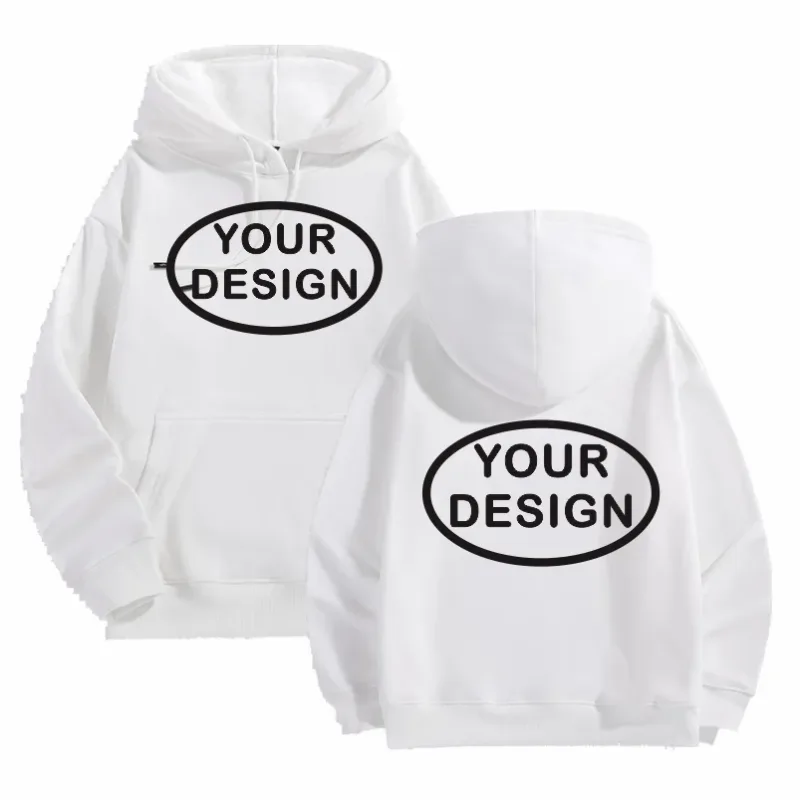 Felpe con cappuccio da uomo e da donna stampate personalizzate Pullover a maniche lunghe moda casual allentate LOGO ricamato Camicie sportive da strada