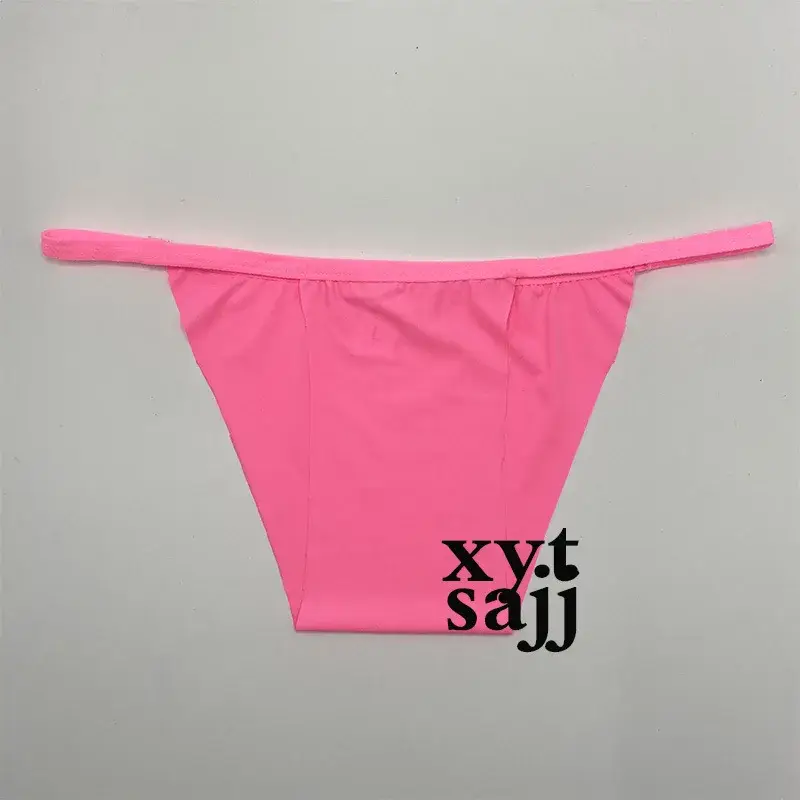 Quần lót tam giác Unisex cạp thấp Một mảnh đúc màu trơn Thiết kế không co giãn Không bó sát Thoải mái Quần lót ngắn gọn gợi cảm