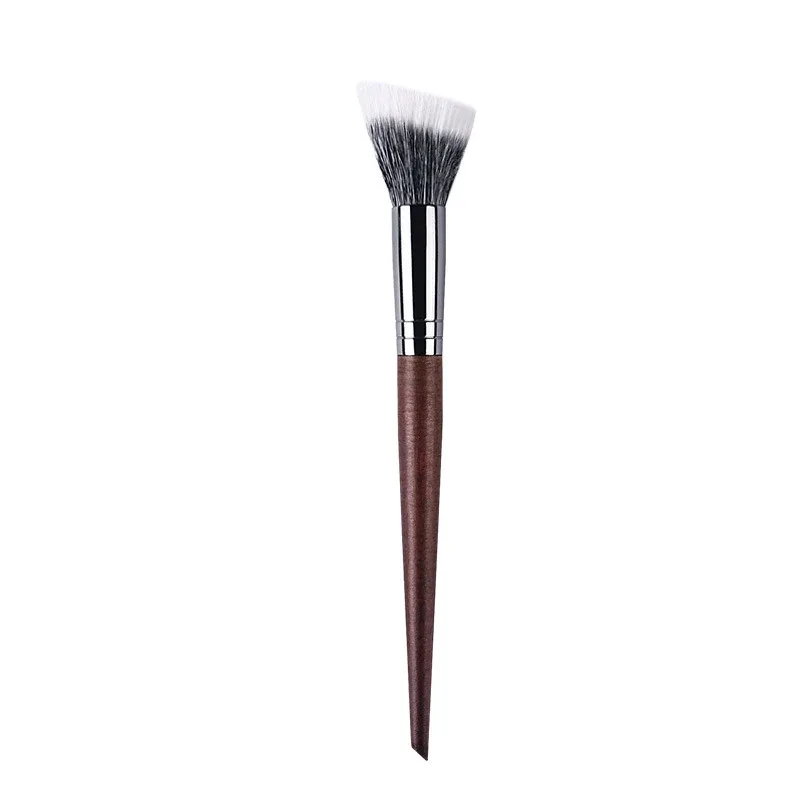 Professional Makeup Brushes Powder contour Setting Multi-Functional Make up Brush Stippling Blush soft Natural wood goat hair