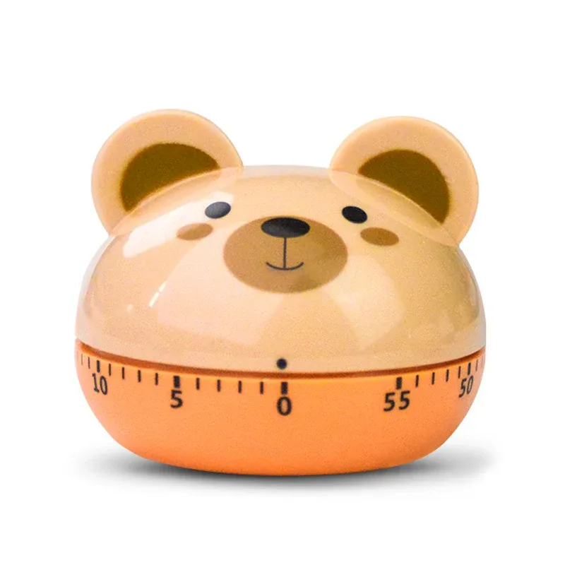 Mechanical Kitchen Timer with Cartoon Animal Pattern Cooking Alarm SCountdown Timer