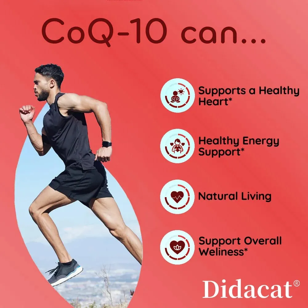 High Absorption Ubiquinol CoQ10 500MG-Heart Health&Energy Production - Nutritional Supplements with Coenzyme Q10