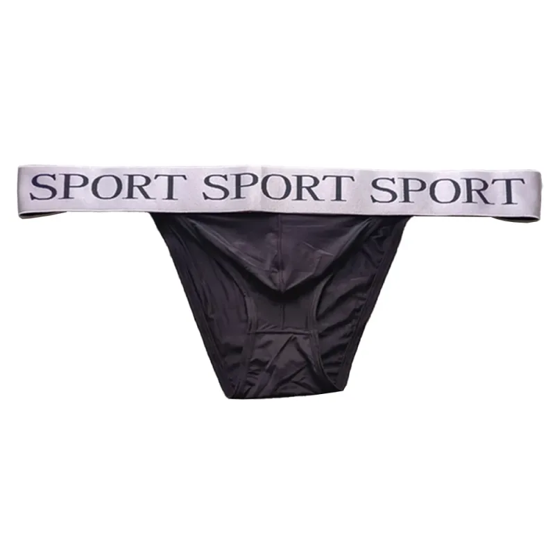 Sissy Men Ice Silk Soft Bugle Pouch Briefs Sexy Underwear Pouch Comfy Thin Breathable Low Rise Mini Briefs Lingerie — image 5