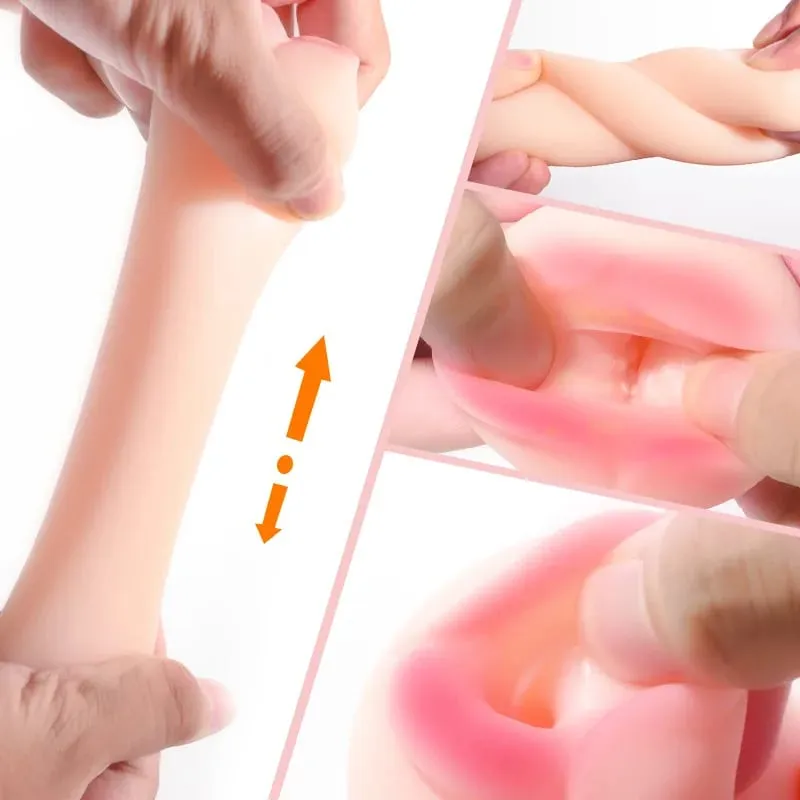 Cups Masturbator Egg Portable Stimulator Penis Massager Soft Rubber Adult Sex Toys for Men Realistic Vagina Pocket Pussy