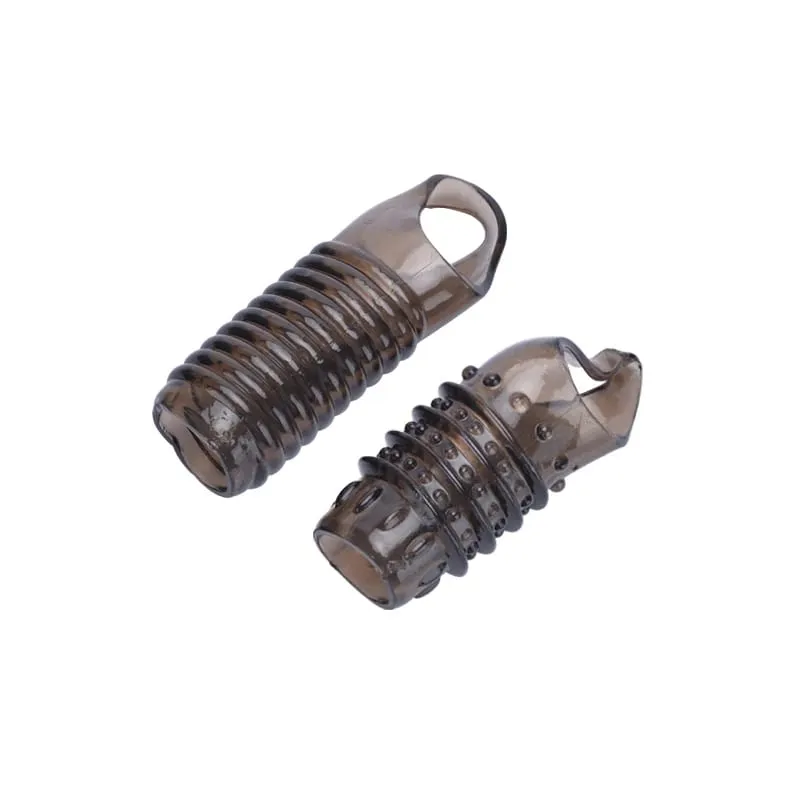 Penis Extender Delay Ejaculation Reusable Penis Sleeve Silicone Cover Enlargement Sex Toys For Men Semen Lock Ring Sex Shop 18+