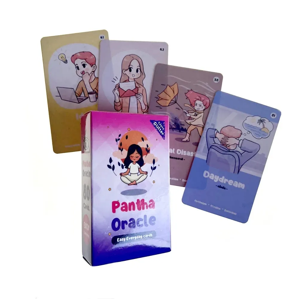 Pantha Oracle Cards Guidebook Card Game Tarot Deck with PDF New Beginner Divination Oracle Party Game Occult